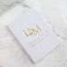 Gold Mirror Acrylic With Velvet Holder Wedding Invitation Rectangle Customized